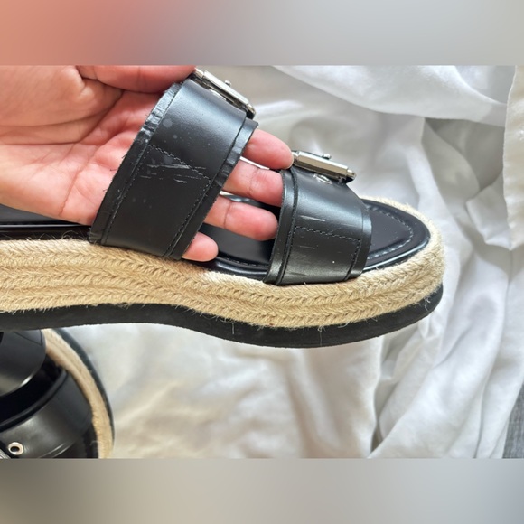 ZARA Espadrilles Leather Sandals - Picture 7 of 7